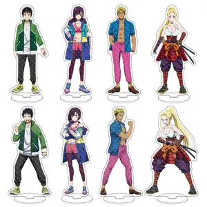 16 Styles 15CM Zom 100 seau liste des morts Akira Tendou Shizuka dessin animé acrylique Figure support plaque jouet décor accessoires