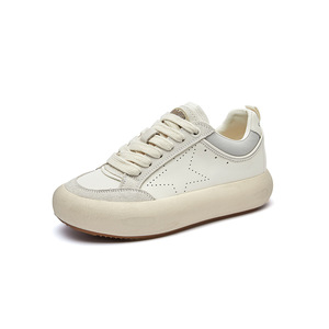 Sneakers da Donna in Pelle Scamosciata Marrone Vintage dal Design Unico, con Effetto Usurato, Plateau, Dettagli <span class=keywords><strong>Argento</strong></span>, Chiusura con Lacci, in Vera Pelle di Vacchetta, alla Moda - Product Image 1