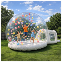 Tente à bulles gonflable en PVC, château gonflable transparent pour événements, location pour enfants et adultes