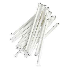 Pajitas de Papel Plegables de Boca Plana en Forma de U, Tamaño Grande, Color Verde, Paquete Individual, 2, 3 y 4 Capas, 12 mm, 138 mm, 160 mm - Product Image 1