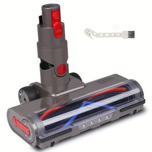Tête d'<span class=keywords><strong>aspirateur</strong></span> <span class=keywords><strong>Motorhead</strong></span> avec LED compatible avec Dysons V7 V8 <span class=keywords><strong>V10</strong></span> V11 pour les tapis à poils bas et les sols durs Brosse motorisée - Product Image 1