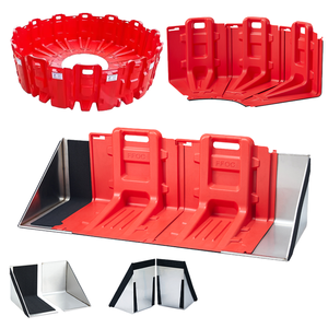 Barrière d'inondation fabricant entrée de supermarché en forme de l barrière de contrôle des inondations barrière d'inondation en plastique - Product Image 1