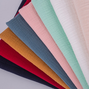 Fabbrica diretta senza AZO cotone organico doppio strato di mussola Swaddle tessuto Non fluorescente per i ragazzi e le ragazze - Product Image 1