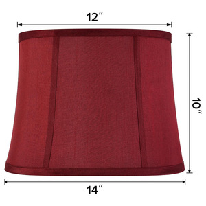Fabric Bell Lamp Shade 12x14x10 Inch Minimalist Design For Ceiling Wall <b>Light</b> Fixture <b>Accessory</b> - Product Image 1