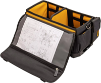 Sac à outils flexible multifonctionnel portable DWST, sac à outils durable résistant aux chocs avec fermeture éclair