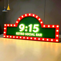 Boîte lumineuse décorative murale extérieure étanche en tissu LED personnalisée pour la publicité