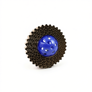 Juguete Interactivo para Gatos Yommy, Pelota de Cartón Corrugado de 7cm - Product Image 2