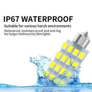 Ampoule LED Festoon C3W C5W C7W <span class=keywords><strong>C10W</strong></span> pour voiture, lampe de lecture intérieure automobile 31/36/39/41mm, 16SMD 2835 1210, lumière de toit bleue, violette, rouge - Product Image 4