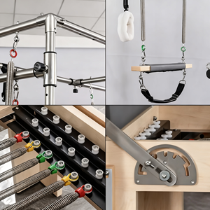 Kommerzielle verstellbare Pilates 3-in-1 Cadillac Bett Ahorn Holz Multifunktion ale Trapez Reformer Maschine für Pilates Studio - Product Image 6