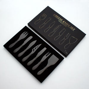 Utensili per formaggio 7 pezzi in acciaio inox affettatrice forchetta per formaggio spandiconcime coltello per formaggio per salumi - Product Image 6