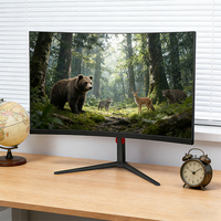 Monitor Gaming Desktop Lengkung 31,5 Inci Resolusi 1920*1080 Panel LCD VA FHD 200Hz Anti-Silau yang Dapat Dikustomisasi