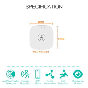 ZY-M100 tuya Wifi ZigBee sự hiện diện của con người cảm biến mmwave Radar Công nghệ chiếu sáng màn hình 5V sạc USB cho khác nhau phát hiện chuyển động - Product Image 2