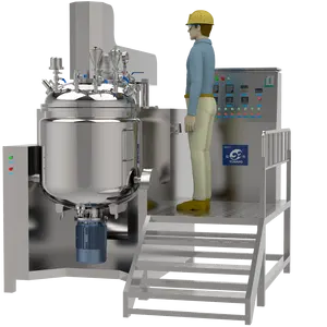 APVO vacuum Mayonnaise Making with heating Food Grade Stainless Steel homogenizer emulsifier mixer