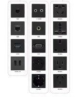 JOYE Prise de multiprise encastrée Bureau EU Pop up Socket avec ports USB Ascenseur pneumatique Pop up Outlet Kitchen Island