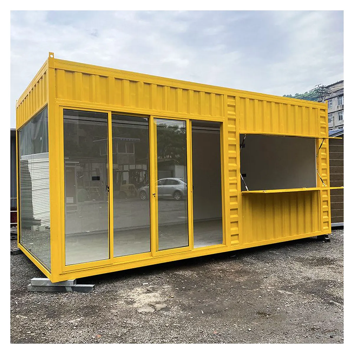 Luxus erweiterbares 20 ft & 40 ft Shipping Container Haus für mobilen Laden Shop & Restaurant Verwendung