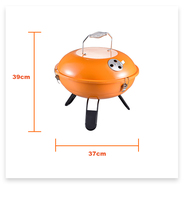Vente Flash : Barbecue Coréen Moderne en Acier Haut de Gamme pour Camping et Pique-nique, Type Table, Petit, Portable et Pliant sur Chariot