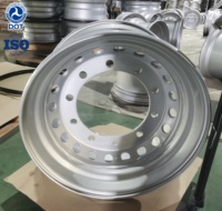 Produsen Roda Truk 22.5-11.75 385/55R 22.5 10 Lubang Velg Truk Baja Tugas Berat