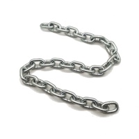 DIN764-Cadena de eslabones galvanizados, medio, comercial, soldado