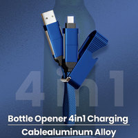 Facteur personnalisé 1 m 2m pour Samsung Android câble de chargeur de téléphone Mobile 5 4 en 1 câble USB 3 en 1 câble mulit
