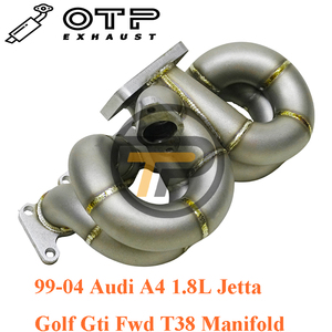 ท่อระบายอากาศ OTP สำหรับ3มม. 99-04 Aud * A4 1.8L Jett * Golf MK4 Gt * Fwd Tur Bo T38ท่อสแตนเลสประสิทธิภาพสูง - Product Image 6