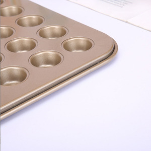 48 Cup Round Hole Baking Mold Non Stick Bottom Cake Egg Tart Mold Household Pastry Pan - Product Image 2
