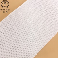 Fabricants de bande élastique tricotée en gros, taille multiple, couleur personnalisée, 100% polyester, bandes élastiques en caoutchouc pour lingerie
