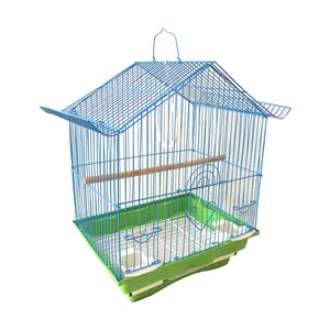 Vente en gros de fournitures pour animaux domestiques Cage portable pour perroquets petits et moyens Cage à oiseaux accessoires pour oiseaux maison