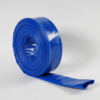 Tuyau plat flexible en PVC résistant à haute pression de 1 à 8 pouces, tailles et couleurs personnalisées, fabriqué en Chine, pour l'agriculture, le drainage et l'eau