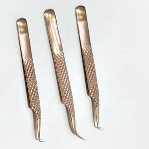 แหนบถอนขนตาสแตนเลสอเนกประสงค์แบบญี่ปุ่นสำหรับใช้ติดโลโก้แบบโค้งแข็งแรงทนทานปลายแหลมสวยงามปรับแต่งได้ - Product Image 3