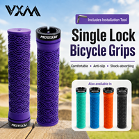 Poignées de vélo MOTSUV TPE à fixation simple, motif nuage oriental, 22,2 mm, ajustement universel, étanches, pour VTT