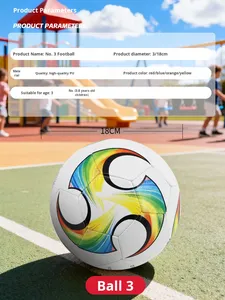 Balón de Fútbol de Cuero Suave con Dibujos Animados para Niños de 3 a 8 Años, Entrenamiento Educativo, Interacción Padres-Hijos - Product Image 6