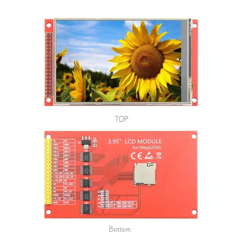 ILI9488 papan Drive HD 3.95/4.0 inci, modul Display sentuh layar warna TFT 3.95 "/4.0" 320*480 untuk Mega2560