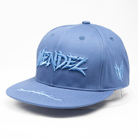 Gorra Snapback Personalizada con Bordado 3D en Relieve, Letras Góticas y Espinas, Gorra Hip Hop de Visera Plana para Hombre, Moda Urbana