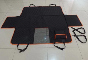 Housse de siège de <span class=keywords><strong>voiture</strong></span> pour animaux de compagnie 100% étanche hamac-fenêtre pour animaux de compagnie matelassée anti-rayures housse de siège arrière antidérapante pour <span class=keywords><strong>coffre</strong></span> et SUV - Product Image 4