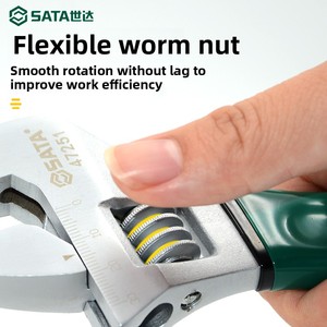 ชุดประแจอเนกประสงค์แบบปรับได้ <span class=keywords><strong>SATA</strong></span> ขนาดใหญ่ วัสดุเหล็กกล้า สำหรับงานอุตสาหกรรม ขนาดเมตริก สำหรับงาน DIY - Product Image 3