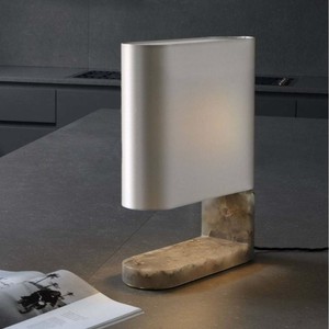 Marble <b>Table</b> Lamp Led Light E27 Switch Control For Bedroom Study Room Decorative Lighting - Product Image 1