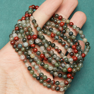 Pulseras de Cuentas de 4mm con Poder Curativo de Reiki, Joyería de Piedras Preciosas de Cristal para Aliviar el Estrés y la Ansiedad, Pulseras Redondas Naturales - Product Image 5