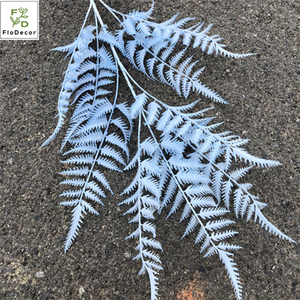 Foglie di Felce Artificiali Colorate <span class=keywords><strong>in</strong></span> Plastica, Foglie Rosa e Blu per Decorazioni di Matrimoni, Casa e Hotel - Product Image 3