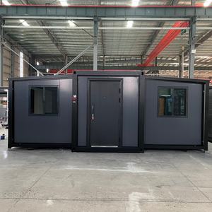 <span class=keywords><strong>Casa</strong></span> Container Espandibile Personalizzata, Prefabbricata in Acciaio, Modulare e Portatile, 20 Piedi, Nera - Product Image 2