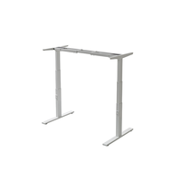 Bureau d'étude intelligent réglable en hauteur, à double moteur, 3 étages, bureau semelle de levage électrique