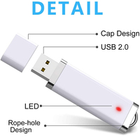 Clé USB personnalisée avec logo, 64 Mo, 128 Mo, 256 Mo, 512 Mo, 1 Go, USB 2.0, pour les startups, cadeau promotionnel, emballage personnalisé