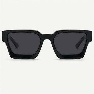 Lunettes de soleil en acétate à monture épaisse de haute qualité avec logo personnalisé 2025, lunettes de soleil carrées surdimensionnées à rivets en acétate pour hommes et femmes - Product Image 3