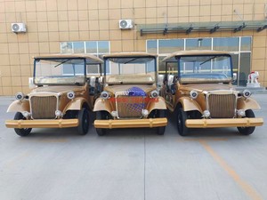 Autobús Turístico Eléctrico Clásico Vintage 2026, Marca DZY, Motor de 4000W, 6-14 Asientos, Venta de Vehículo Ideal para Transporte, Recepción de Hotel - Product Image 2