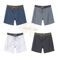 Op Maat Gemaakte Heren Boardshort Surfshorts Groothandel Zwemkoffer 4-Way Stretch Boardshorts Te Koop