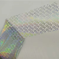Autocollant de sécurité holographique inviolable, étanche, adhésif, avec sceau de garantie annulable