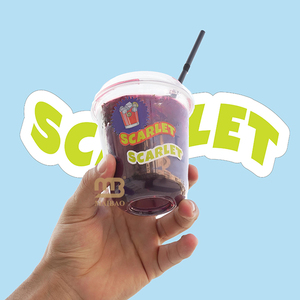 Tùy Chỉnh In Sinh Thái Dùng Một Lần Lạnh Uống Takeaway Bong Bóng Boba Matcha Trà Sữa Nước Trái Cây Cà Phê Đá U Hình Dạng Cốc Nhựa Với Nắp - Product Image 1