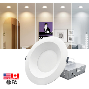 2700k-5000K Vòng Tròn trần <span class=keywords><strong>LED</strong></span> Dimmer Downlight 9 wát mịn vách ngăn lõm <span class=keywords><strong>LED</strong></span> chống chói Downlight - Product Image 1