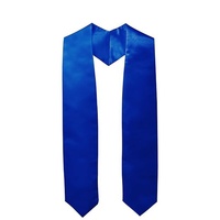 Ruban d'épaule de remise de diplôme universitaire en polyester satiné, couleur unie, pour cérémonie de remise des diplômes et récompenses honorifiques