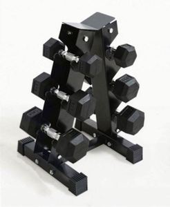 Haltères hexagonaux en caoutchouc noir Mairun de haute qualité MR-goods, en fonte, 2,5 kg à 70 kg, logo personnalisé disponible, durables, pour la relaxation musculaire - Product Image 3
