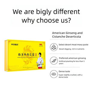 Amerikaanse Ginseng Cistanche Deserticola Geperst Snoep-Hoogwaardig <span class=keywords><strong>Food</strong></span> Grade Energie Vitaliteit Supplement Voor Volwassen Mannen - Product Image 3